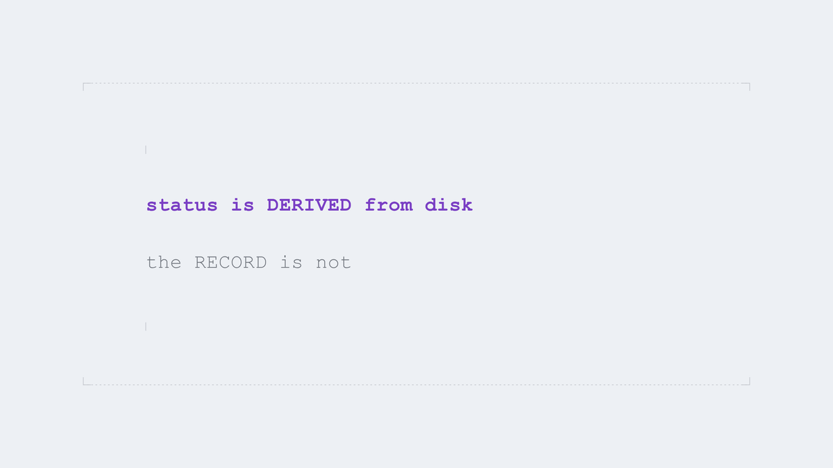 Where the answer lives, and what the file is for
