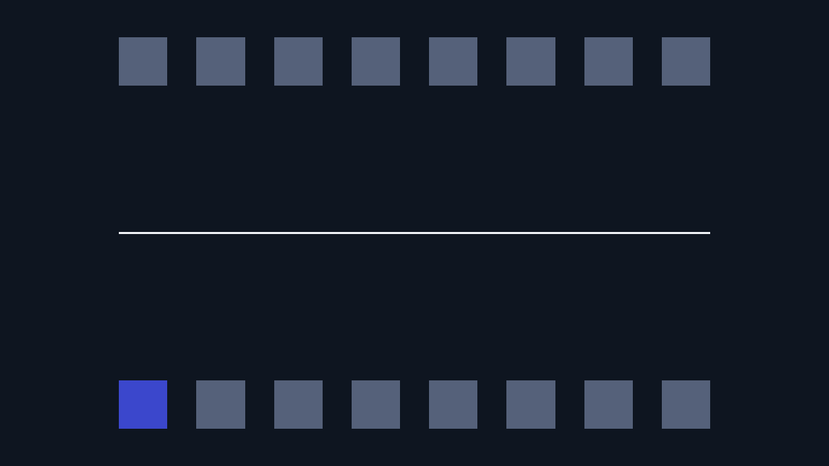Everything presented to the screen, and only what cannot pass retained