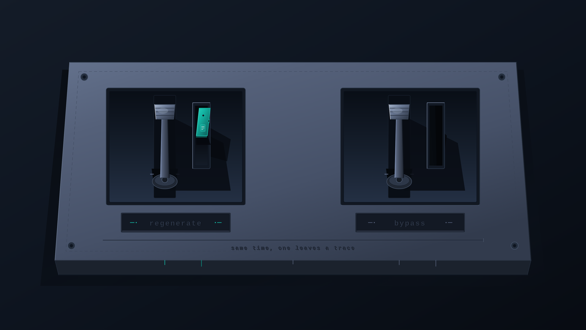 Two levers that cost the same, and only one issues a record