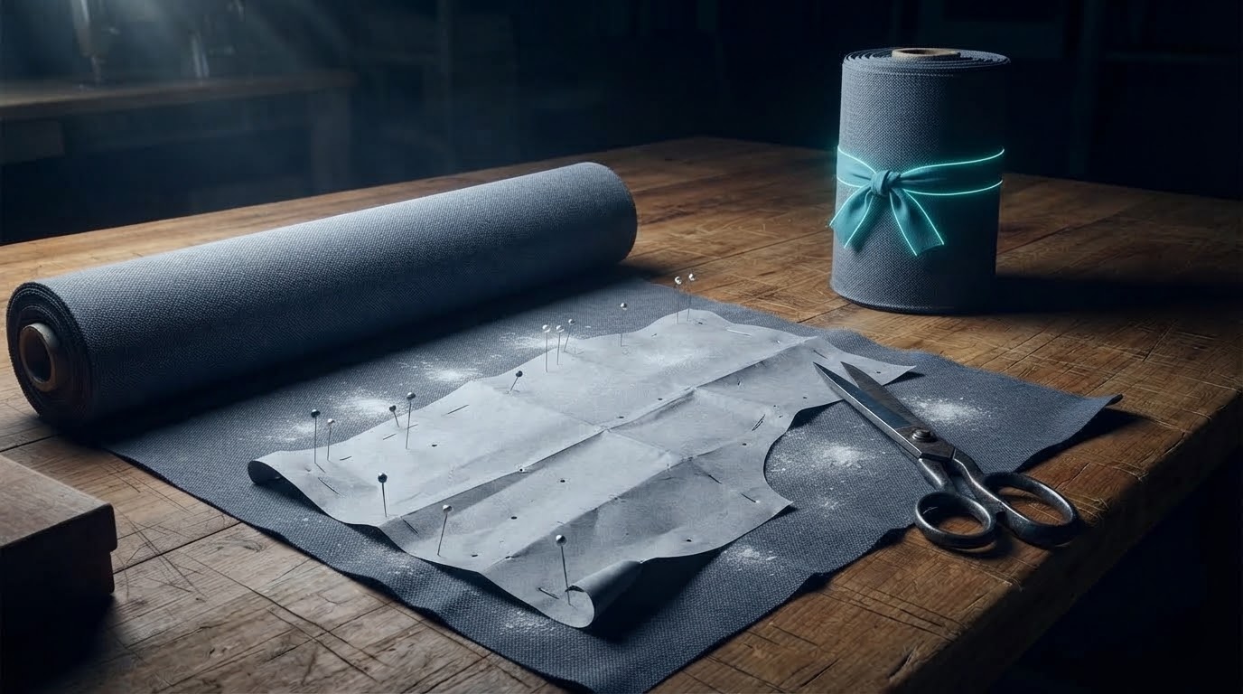 Care spent, carefully, on the roll nothing is being cut from