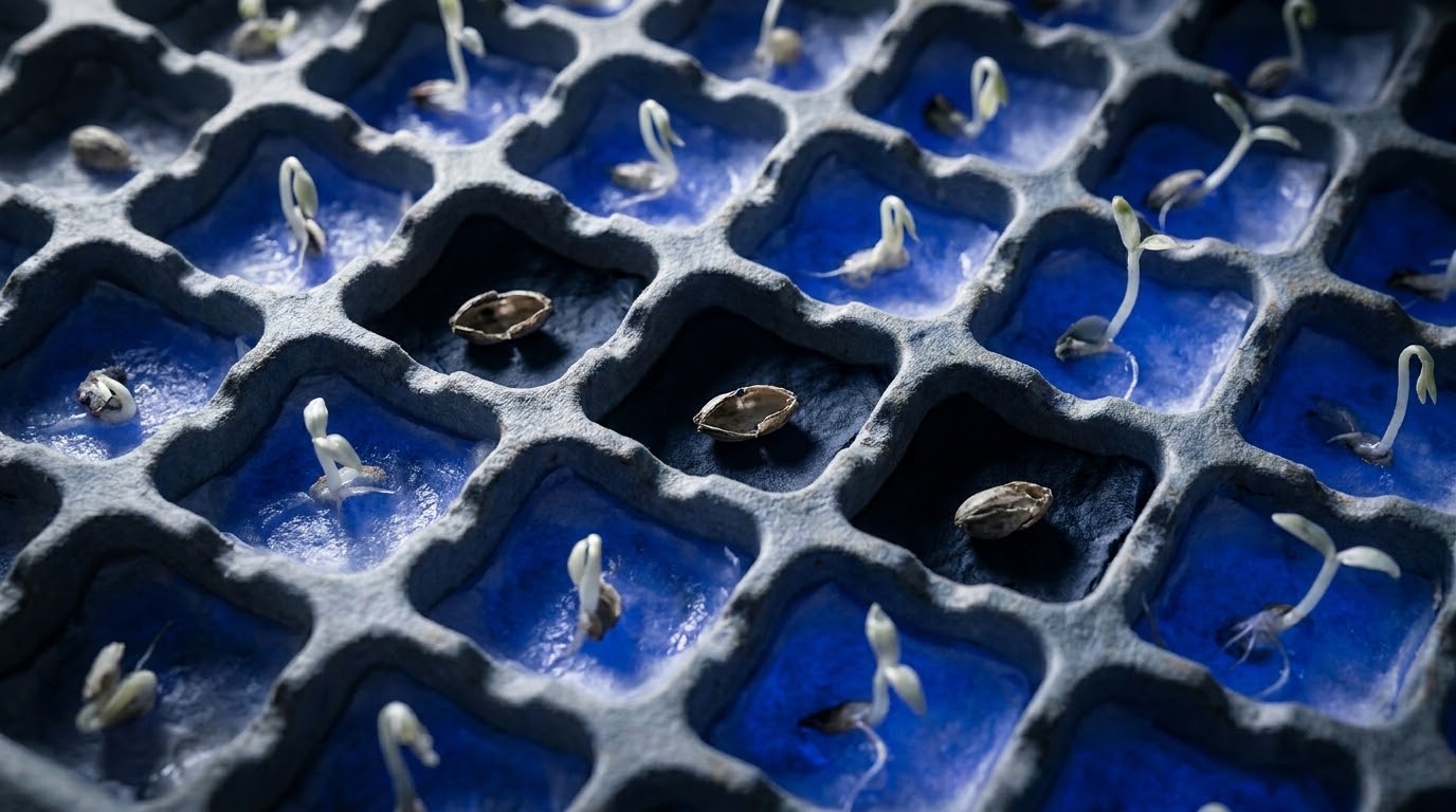 Cells that are occupied and hold nothing living