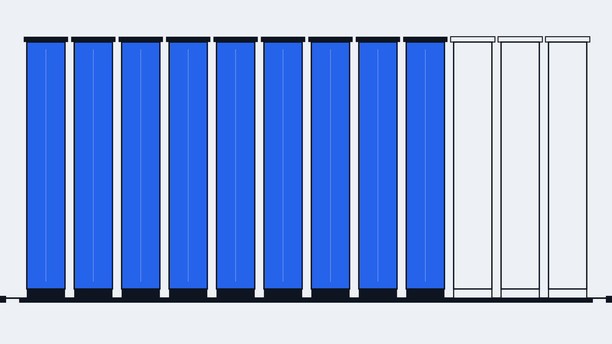 A sweep that succeeds, then returns nothing, with the earlier results still on disk