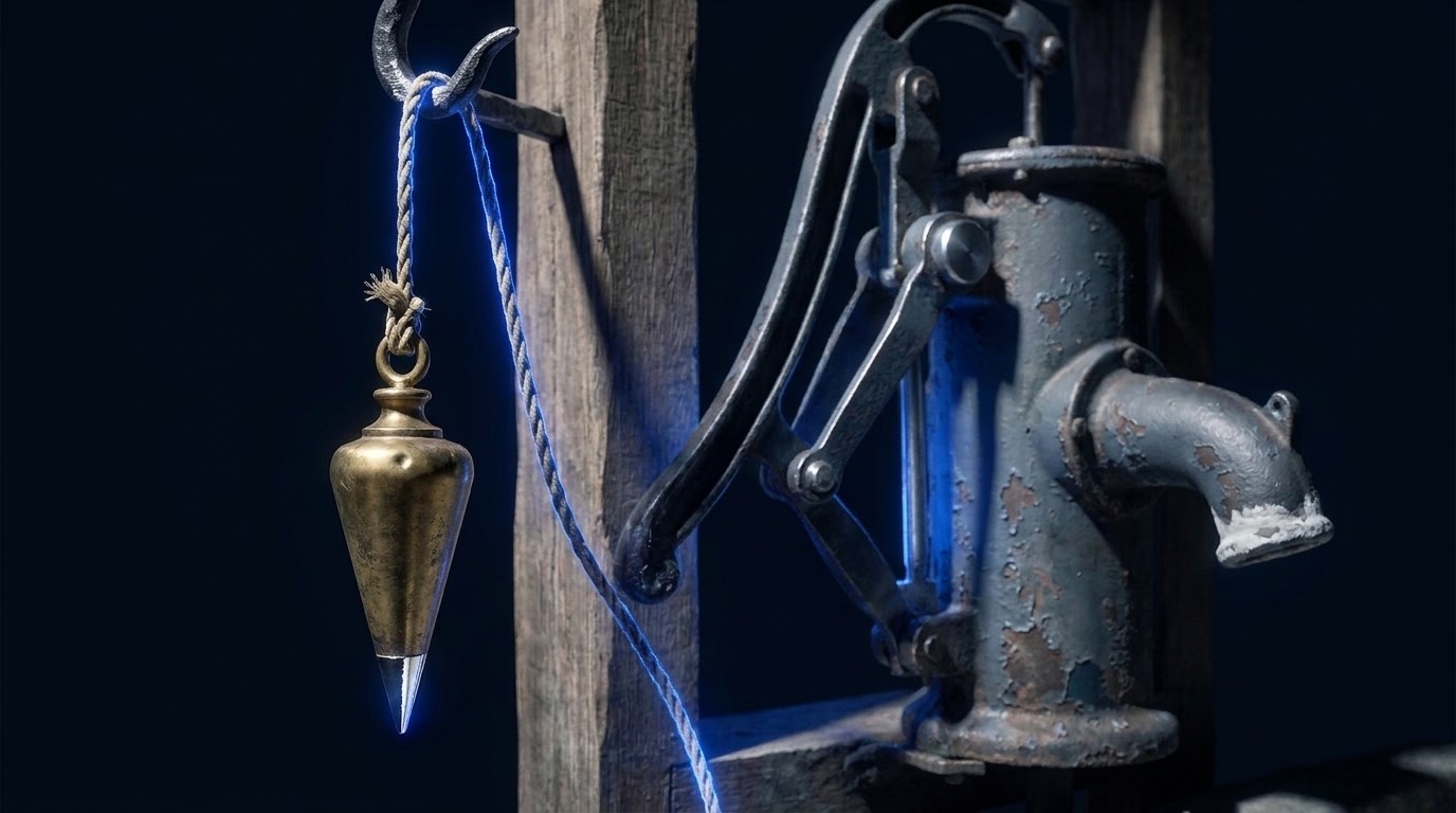 The crude instrument, hung where the hand reaches first